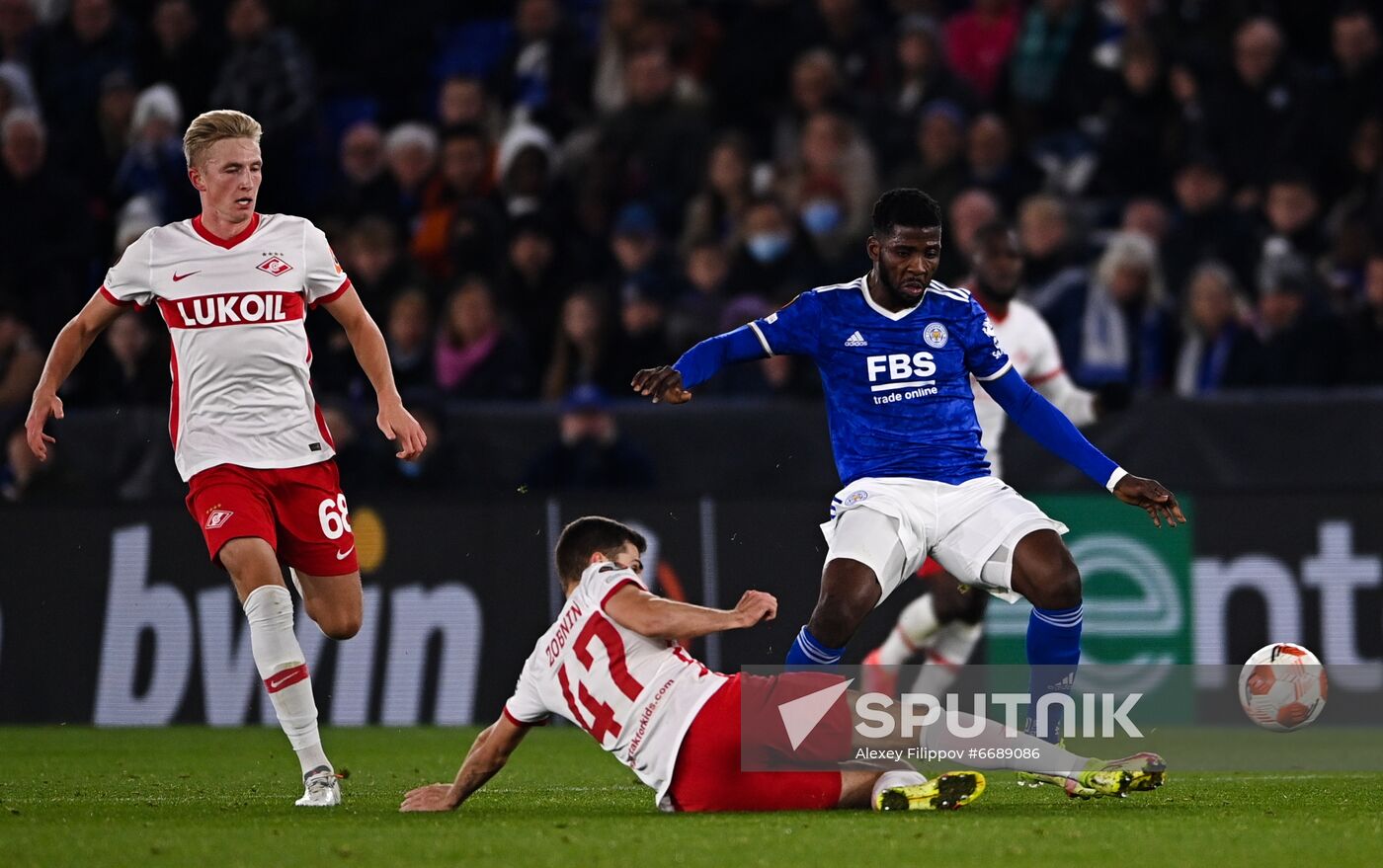 Britain Soccer Europa League Leicester - Spartak