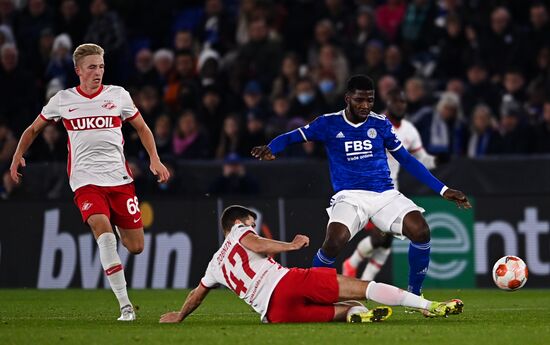 Britain Soccer Europa League Leicester - Spartak