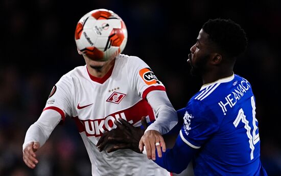 Britain Soccer Europa League Leicester - Spartak