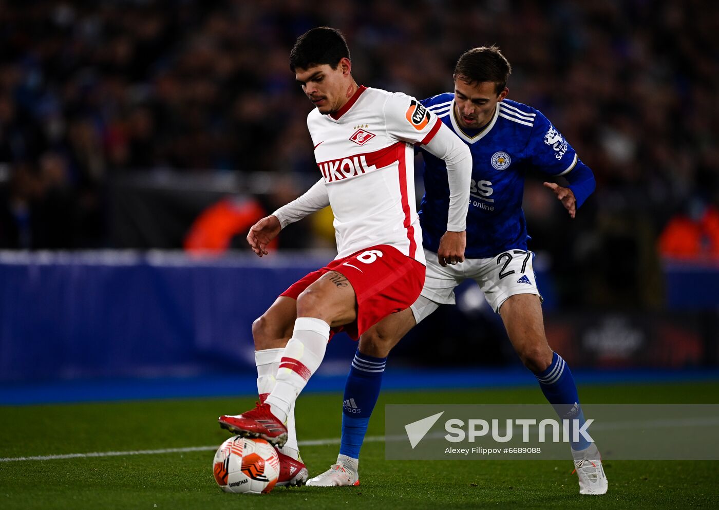 Britain Soccer Europa League Leicester - Spartak