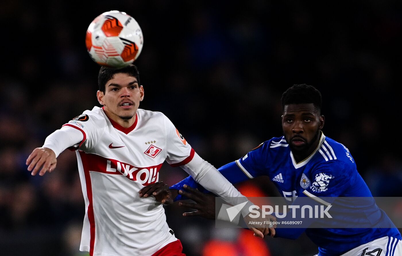 Britain Soccer Europa League Leicester - Spartak