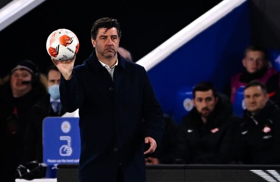 Britain Soccer Europa League Leicester - Spartak