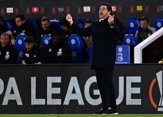 Britain Soccer Europa League Leicester - Spartak