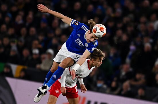 Britain Soccer Europa League Leicester - Spartak