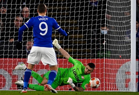 Britain Soccer Europa League Leicester - Spartak