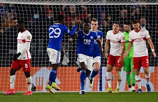 Britain Soccer Europa League Leicester - Spartak