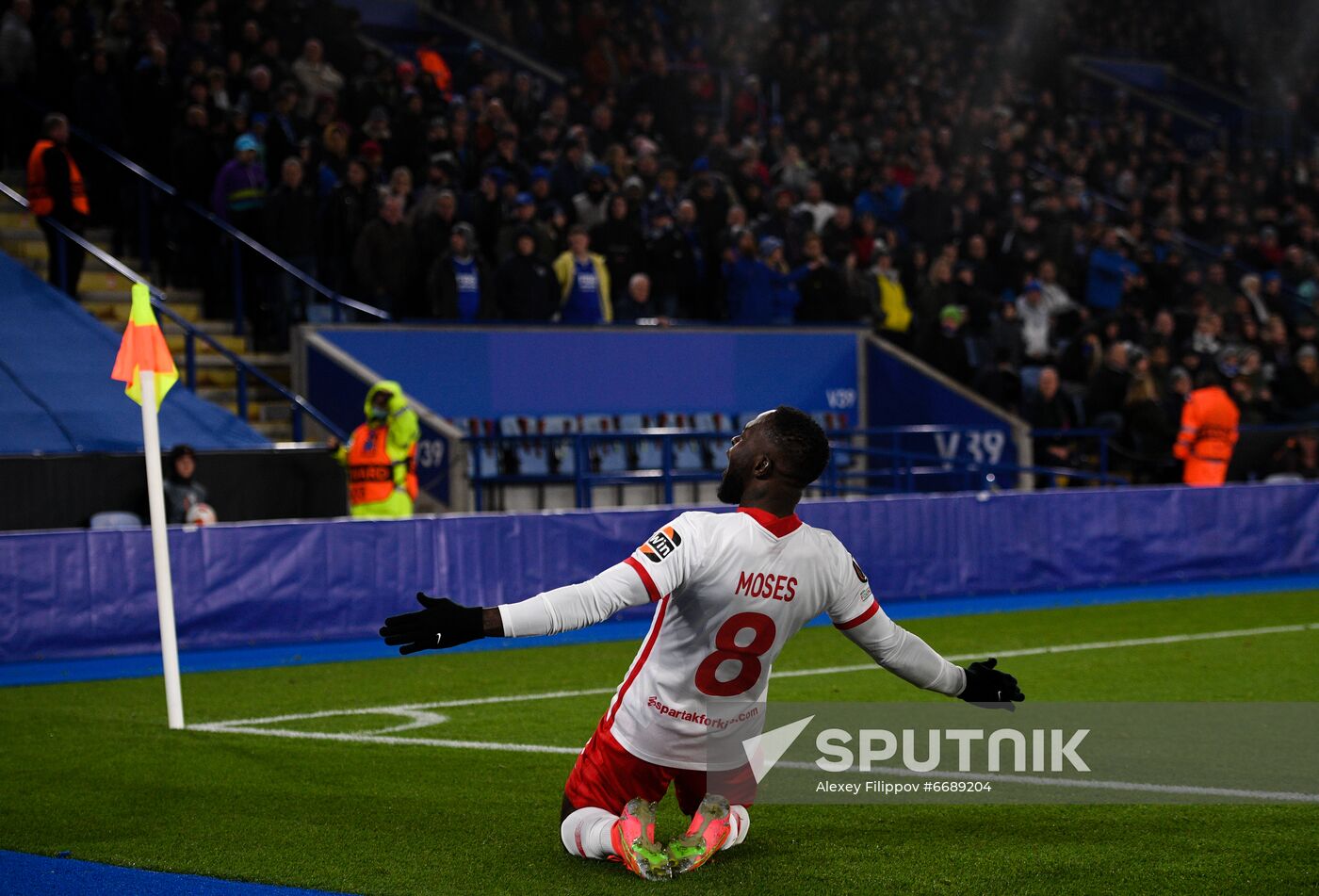 Britain Soccer Europa League Leicester - Spartak