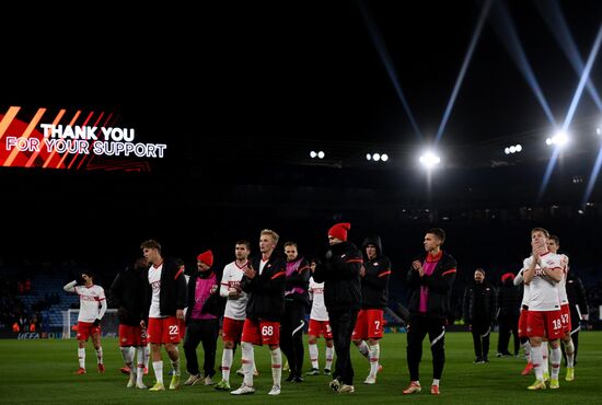 Britain Soccer Europa League Leicester - Spartak