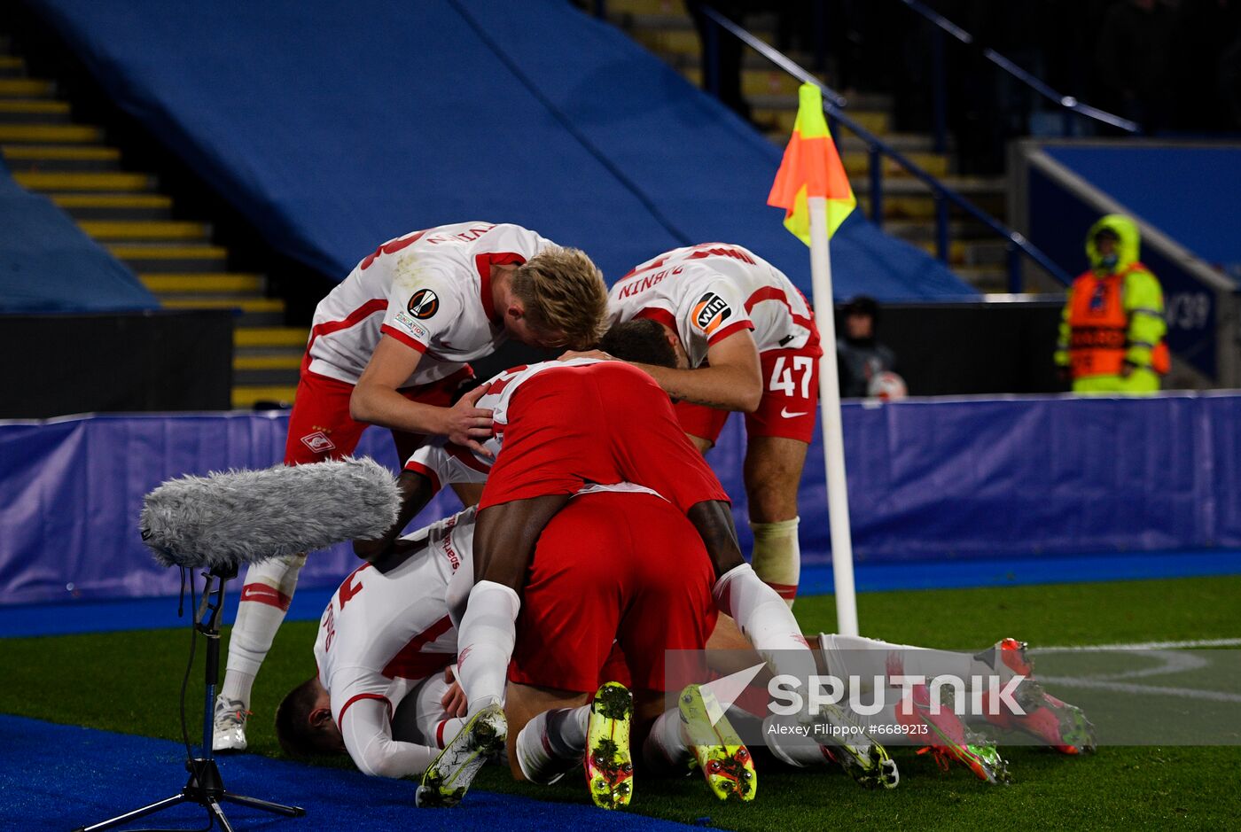 Britain Soccer Europa League Leicester - Spartak