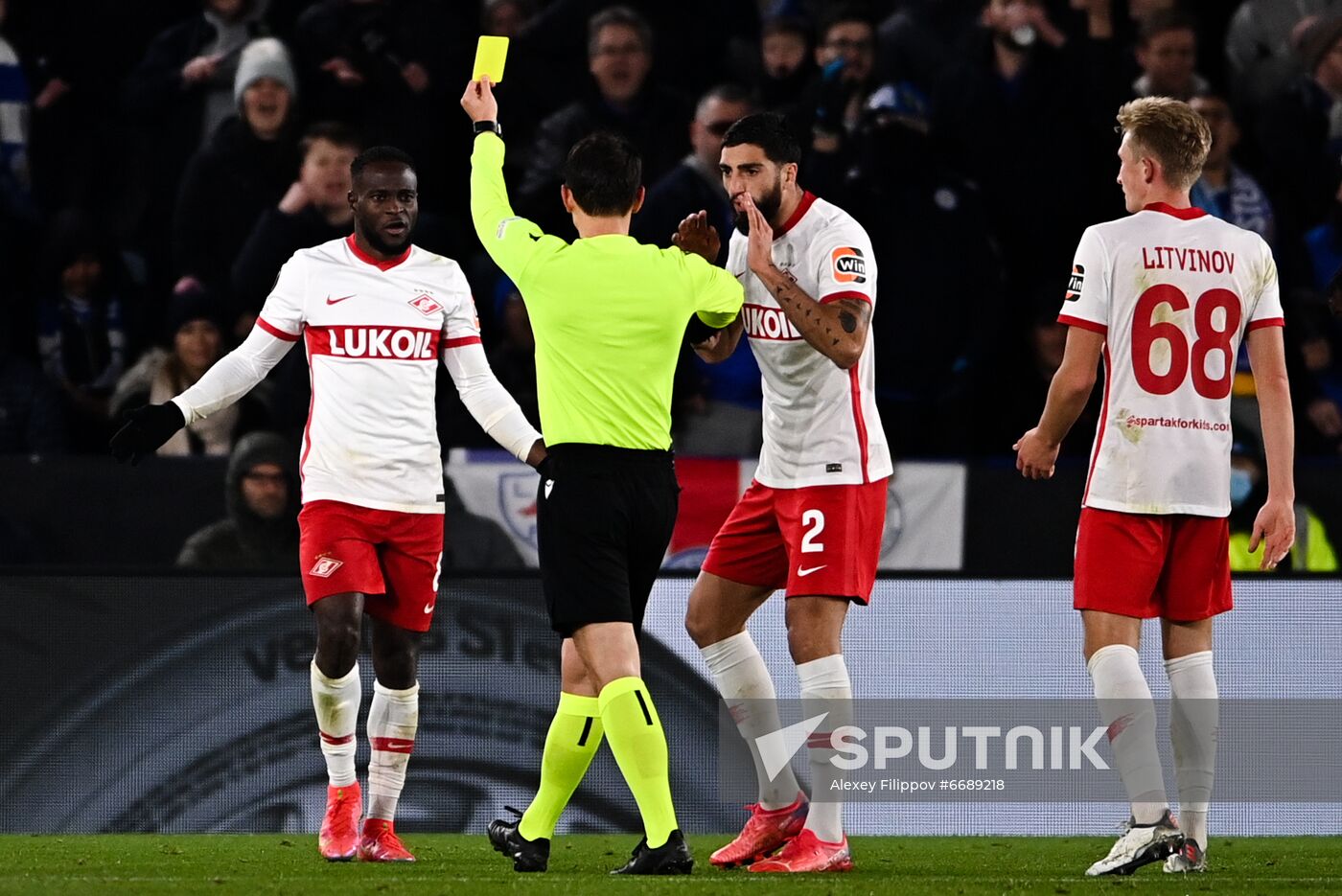 Britain Soccer Europa League Leicester - Spartak