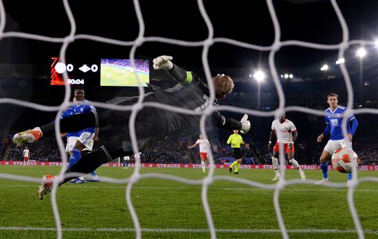 Britain Soccer Europa League Leicester - Spartak