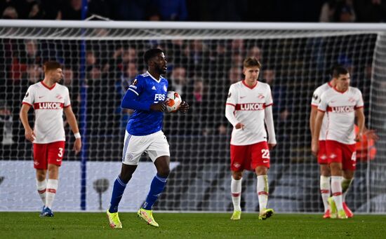 Britain Soccer Europa League Leicester - Spartak
