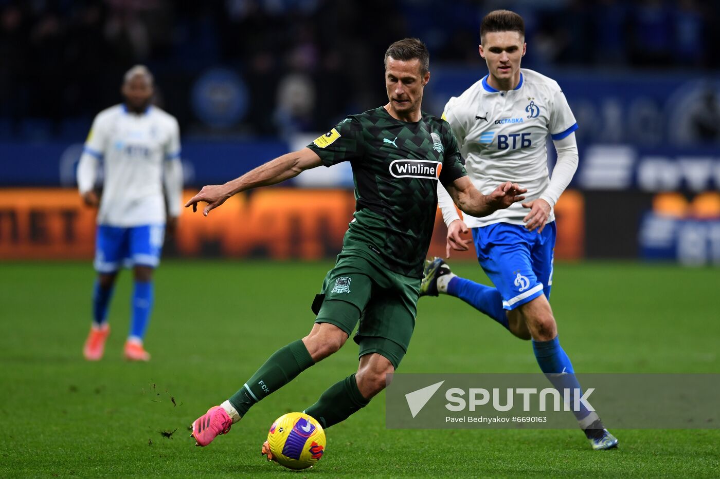 Russia Soccer Premier-League Dynamo - Krasnodar