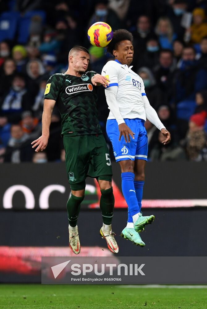 Russia Soccer Premier-League Dynamo - Krasnodar