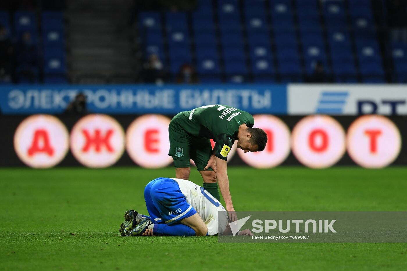 Russia Soccer Premier-League Dynamo - Krasnodar