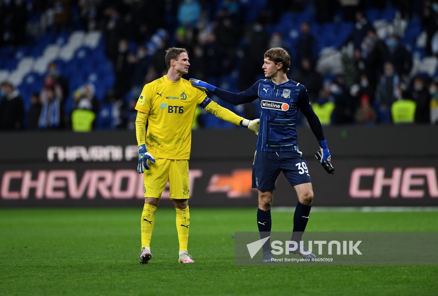 Russia Soccer Premier-League Dynamo - Krasnodar