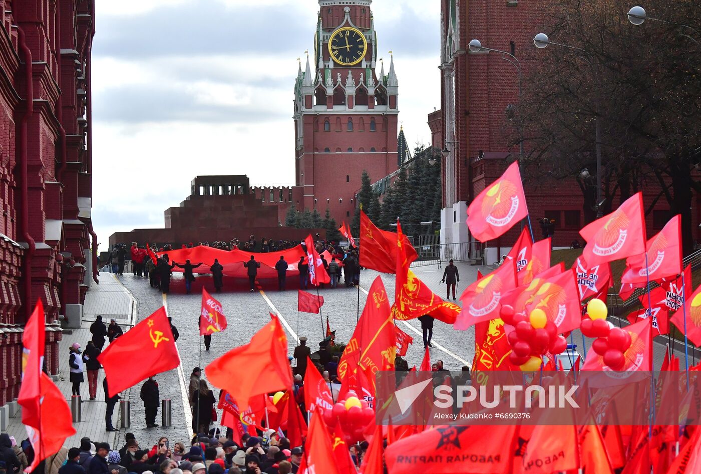 Russia October Revolution Anniversary