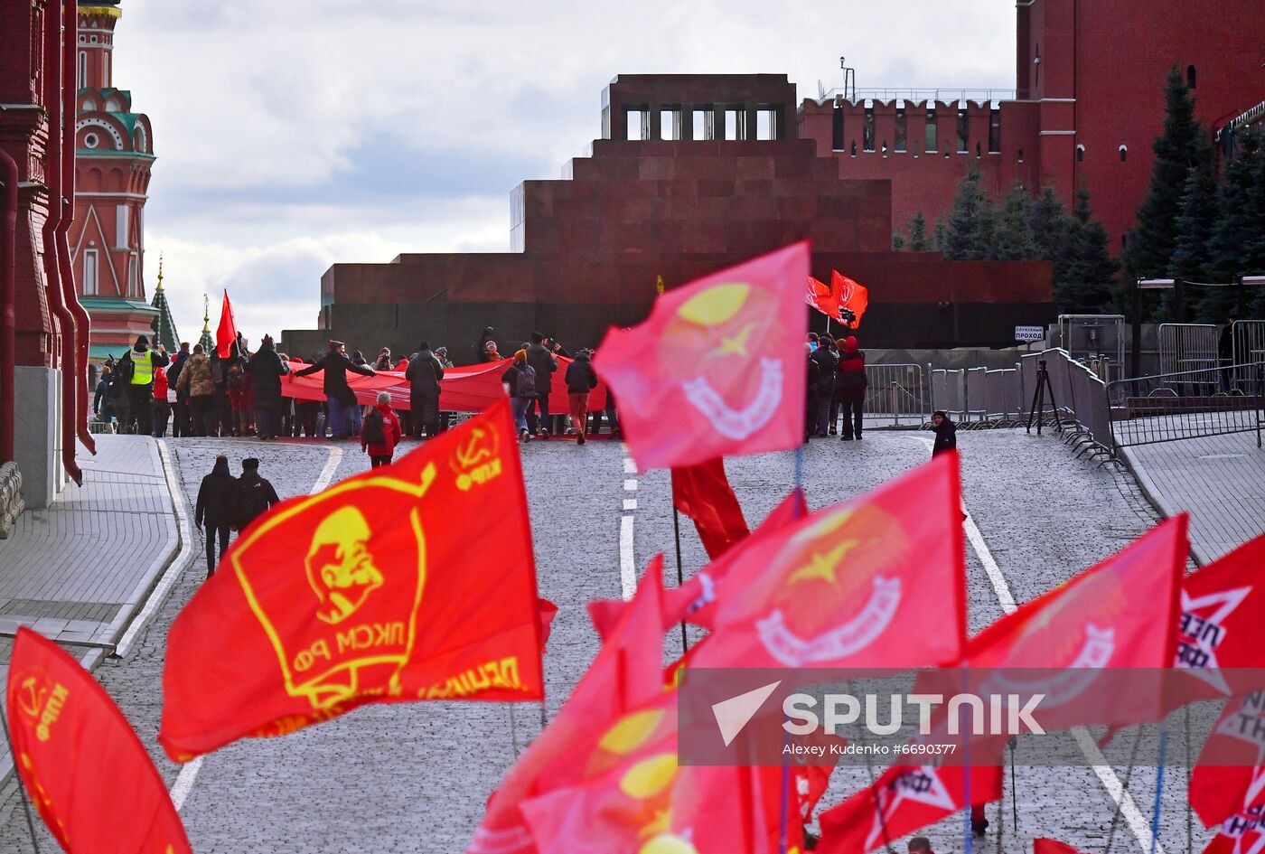Russia October Revolution Anniversary