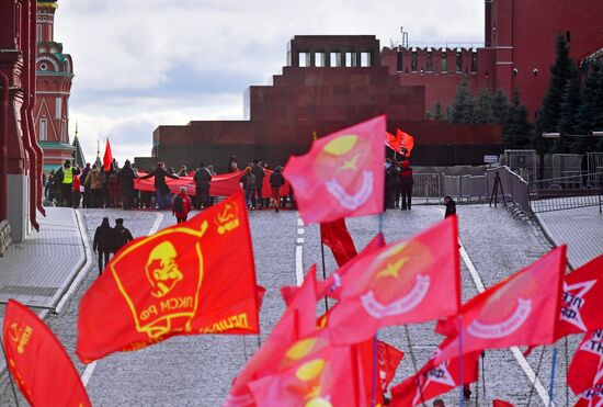 Russia October Revolution Anniversary