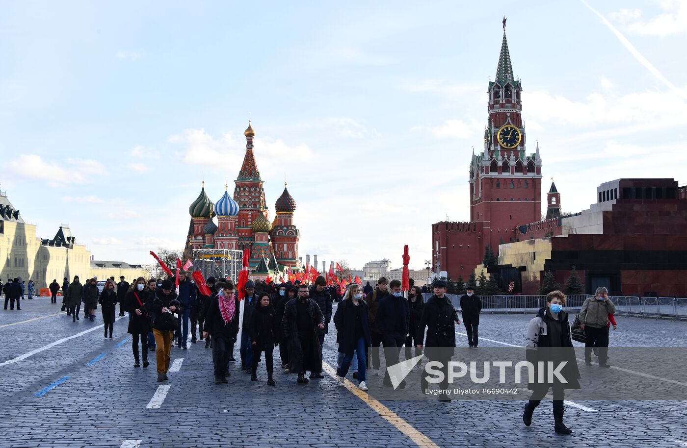 Russia October Revolution Anniversary
