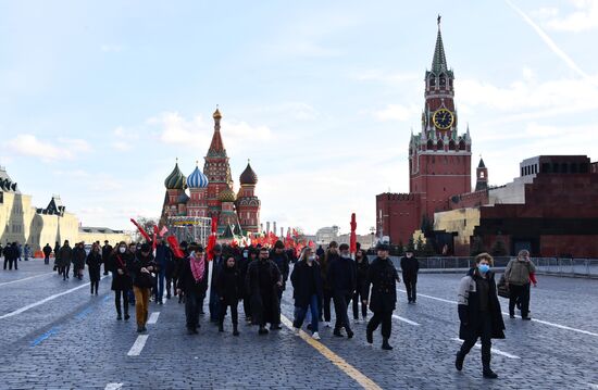 Russia October Revolution Anniversary