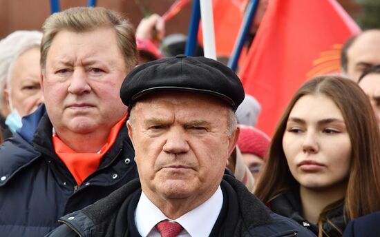 Russia October Revolution Anniversary