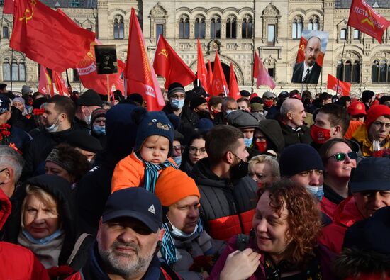 Russia October Revolution Anniversary