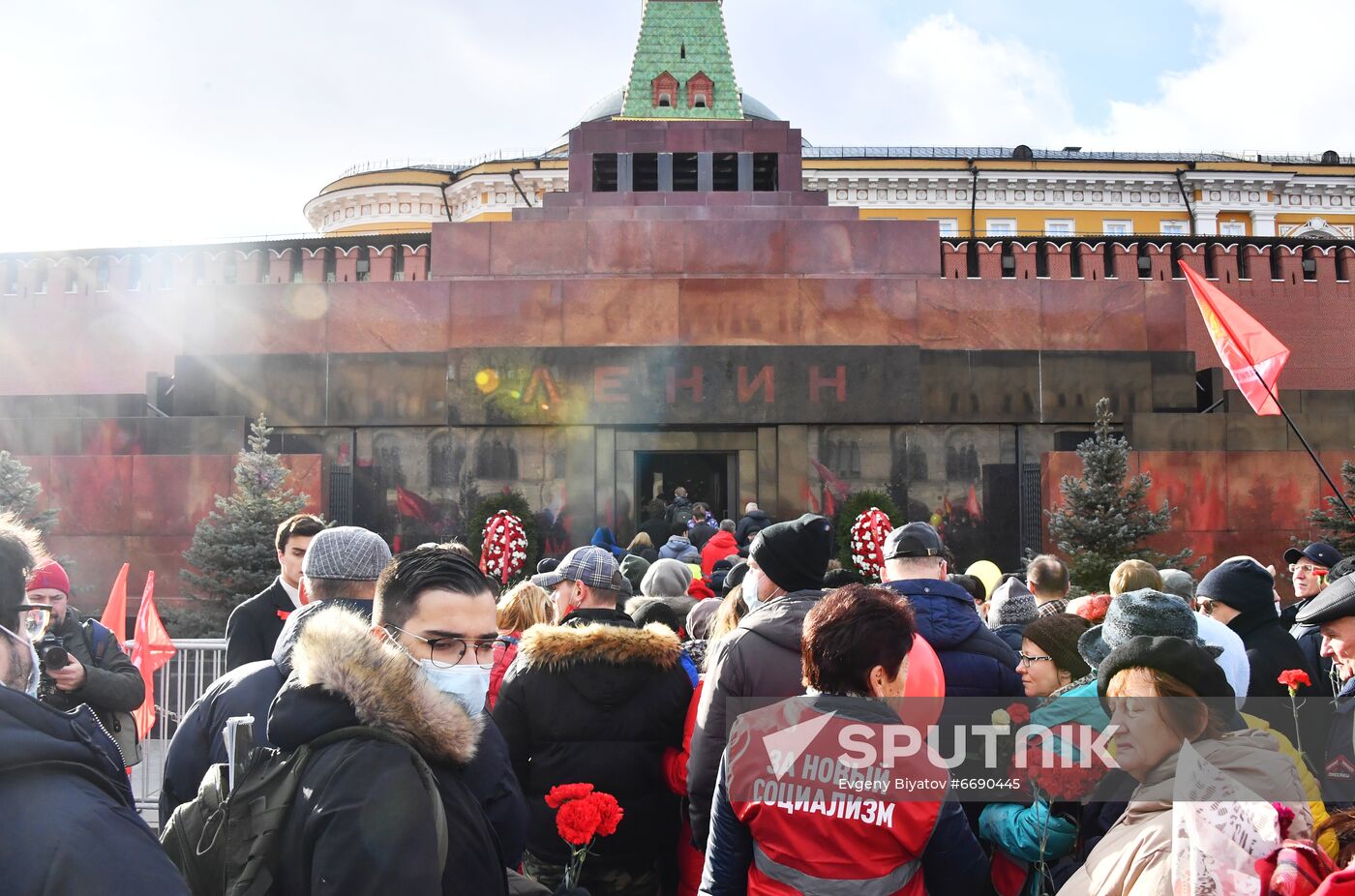 Russia October Revolution Anniversary