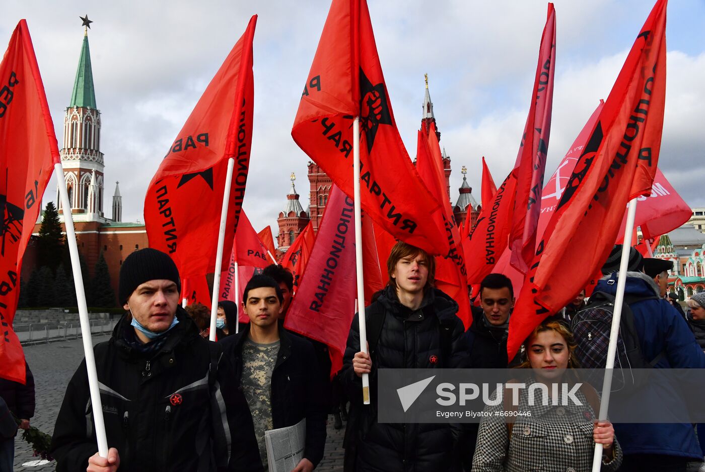 Russia October Revolution Anniversary