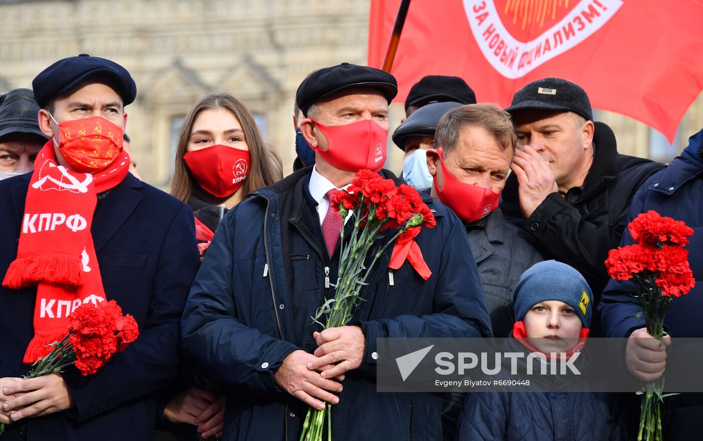 Russia October Revolution Anniversary