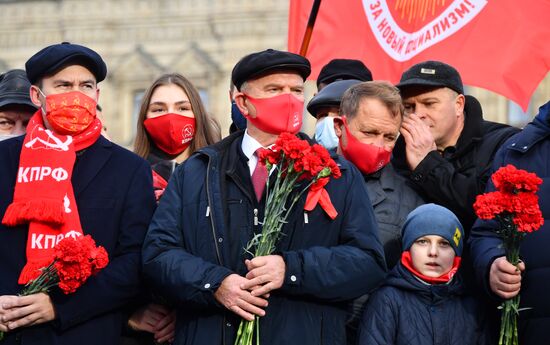 Russia October Revolution Anniversary