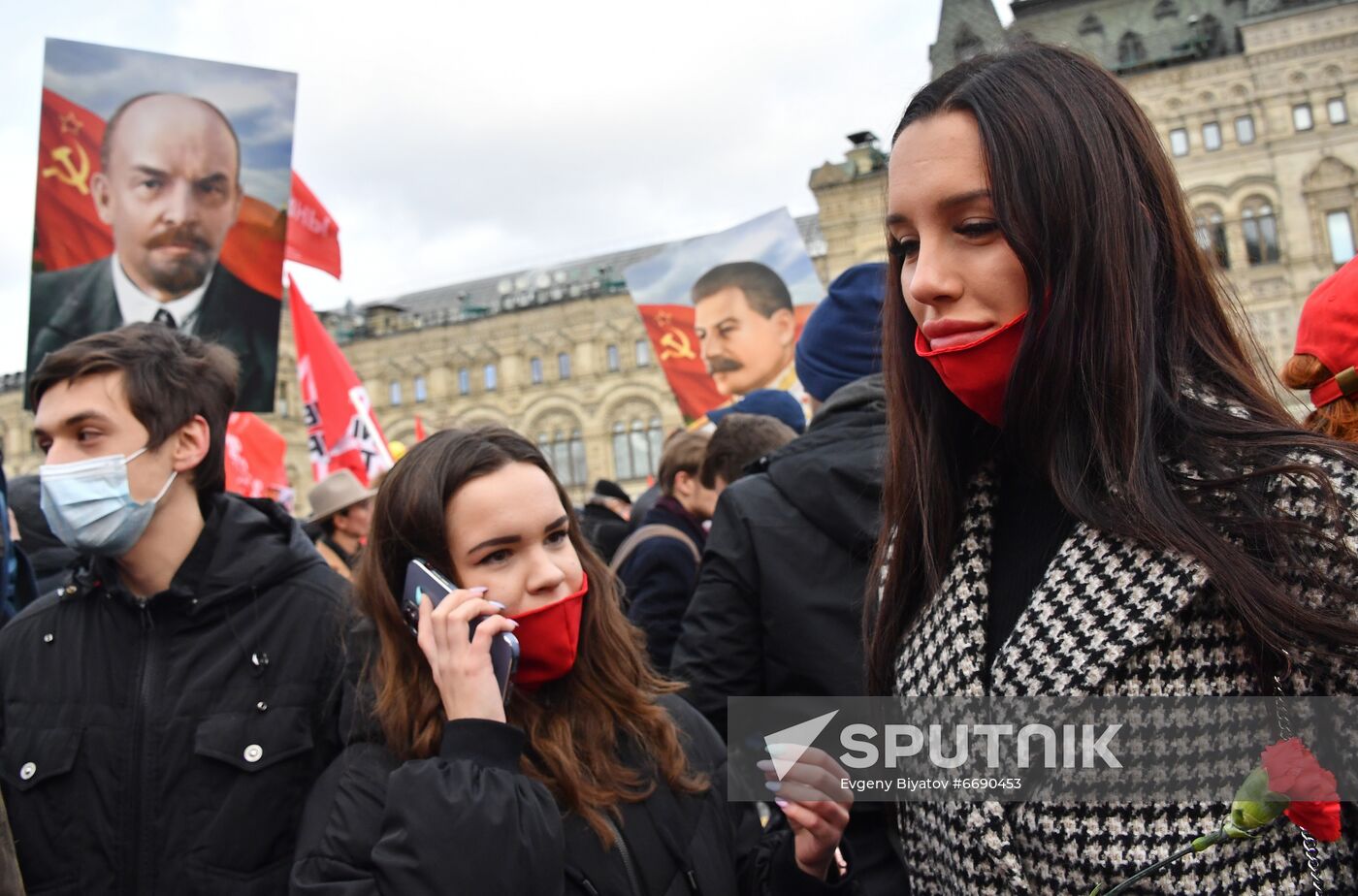 Russia October Revolution Anniversary