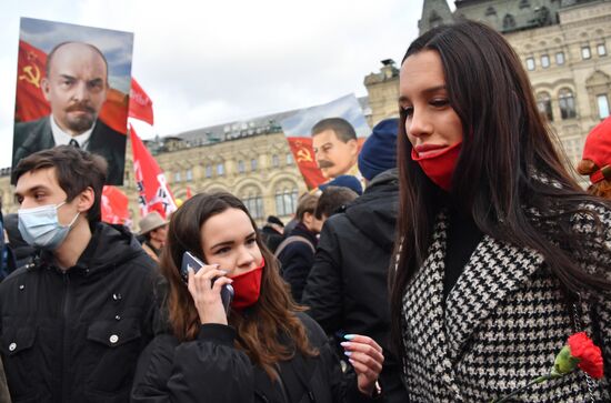 Russia October Revolution Anniversary