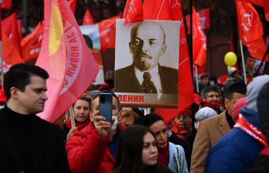 Russia October Revolution Anniversary