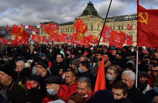 Russia October Revolution Anniversary