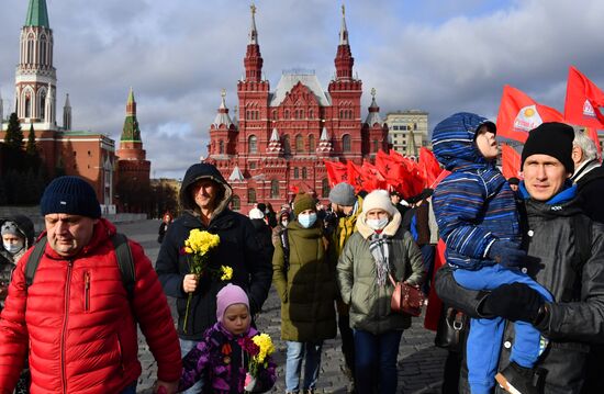 Russia October Revolution Anniversary
