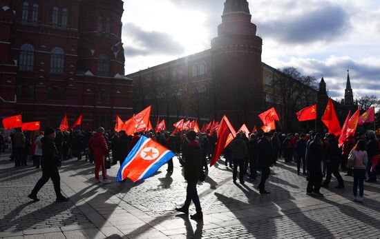 Russia October Revolution Anniversary