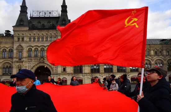 Russia October Revolution Anniversary