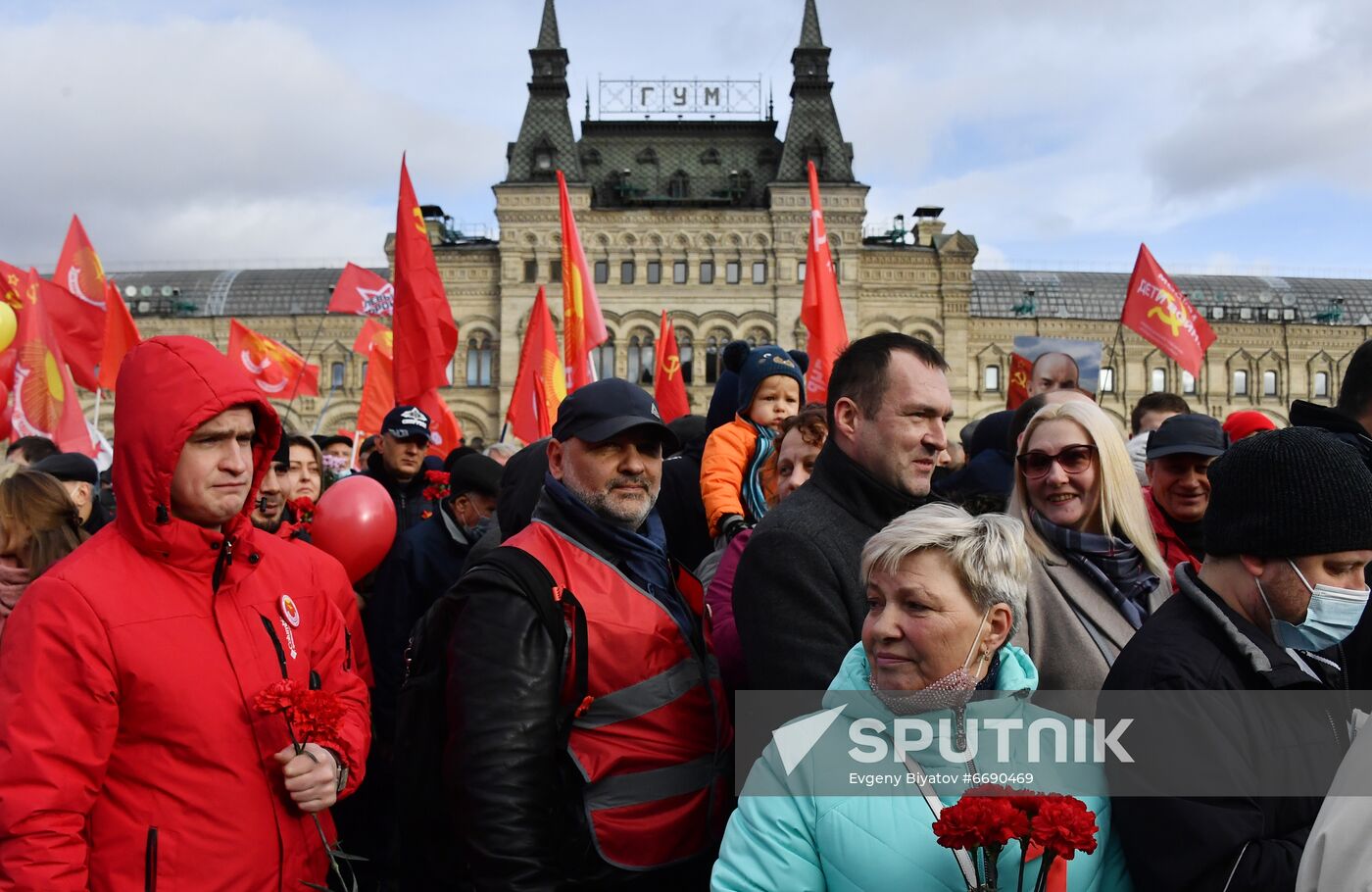Russia October Revolution Anniversary