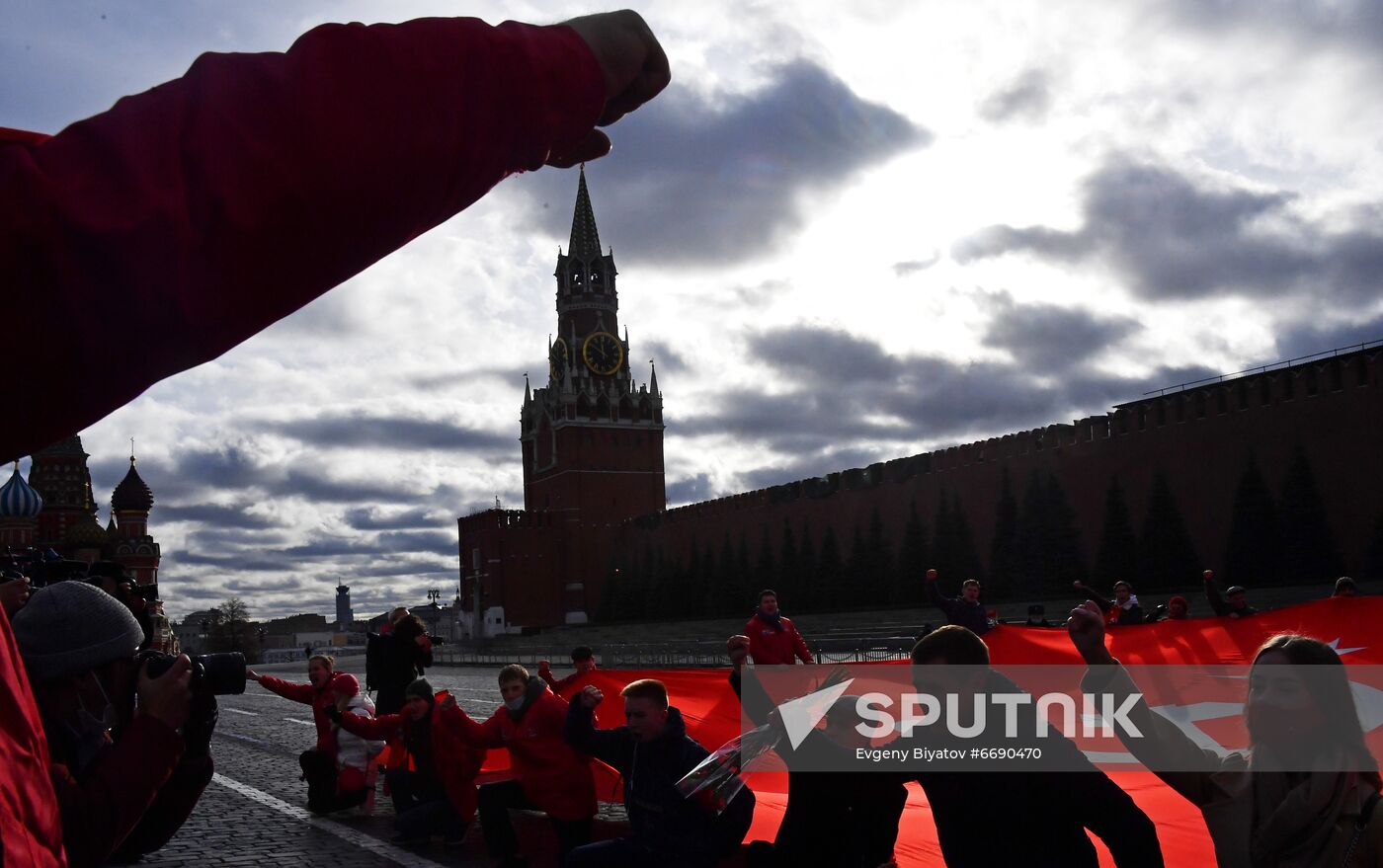 Russia October Revolution Anniversary