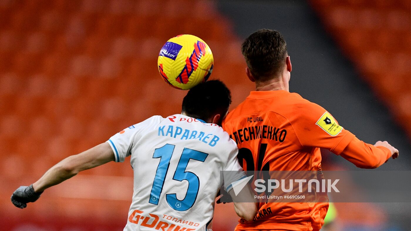 Russia Soccer Premier-League Ural - Zenit