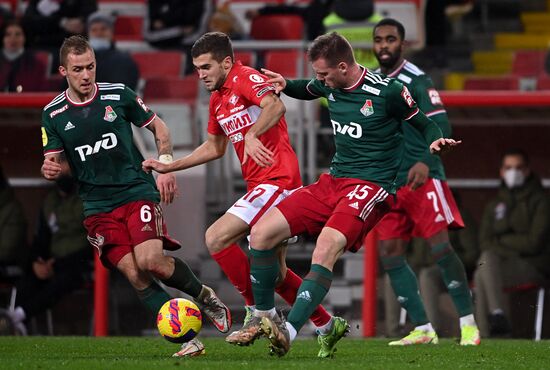 Russia Soccer Premier-League Spartak - Lokomotiv