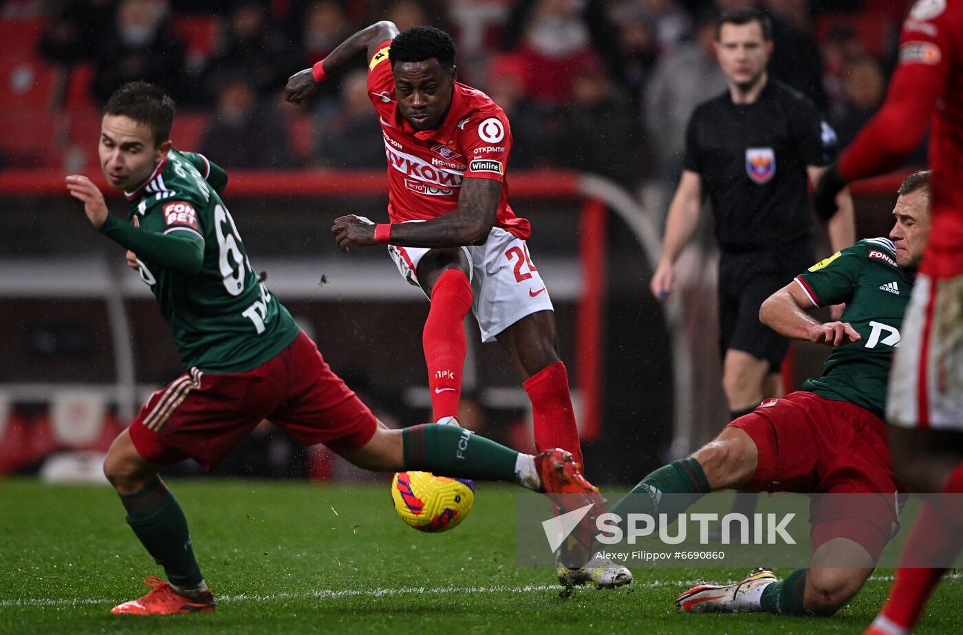 Russia Soccer Premier-League Spartak - Lokomotiv