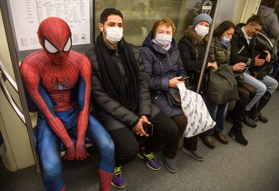Russia Blogger Spider-Man