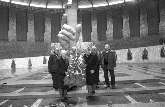 German veterans of World War II in Volgograd