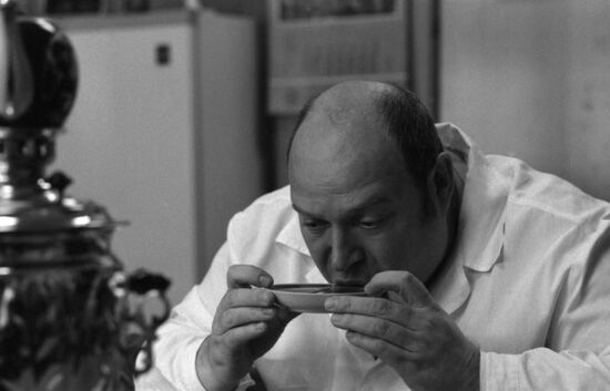 Soviet transplant surgeon Valery Shumakov