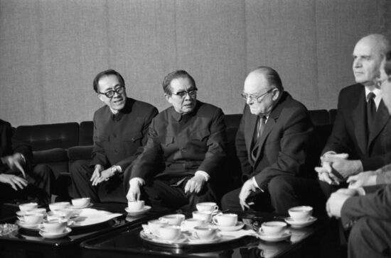 Funeral service for General Secretary of Soviet Communist Party Leonid Brezhnev