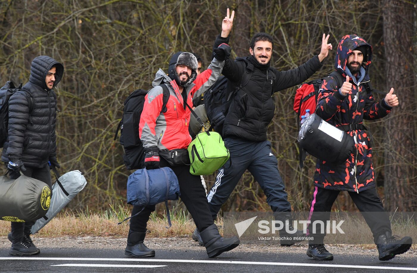 Belarus Poland Border Refugees