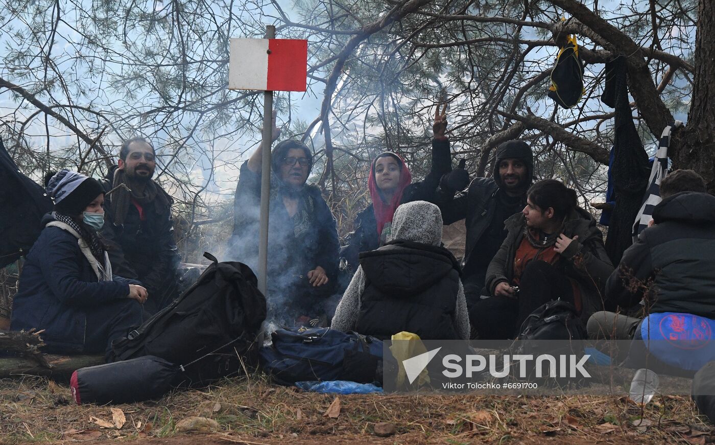 Belarus Poland Border Refugees