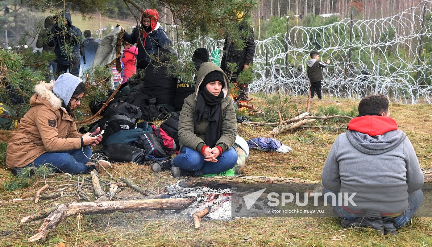 Belarus Poland Border Refugees